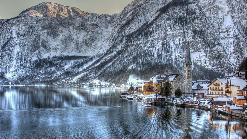 © Emma Sommeregger Winterliches Hallstatt im Salzkammergut, immer wieder ein interessantes Fotomotiv. (Emma Sommeregger)