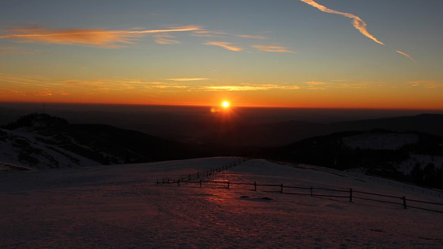 © Walter Hochfellner Tiefstehende Morgensonne in der Weststeiermark. (Walter Hochfellner)