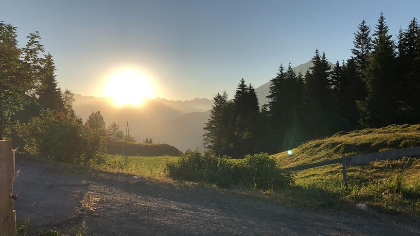 © Stefan Penker Sonnenaufgang in Stall im Mölltal am Sonnberg. (Stefan Penker)