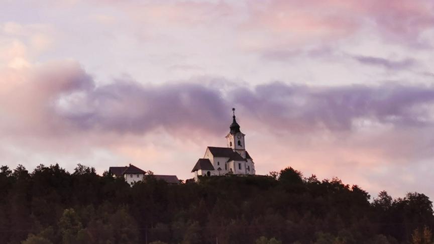 © Doris Blüm Sternbergerkirche im Abendlicht. (Doris Blüm)