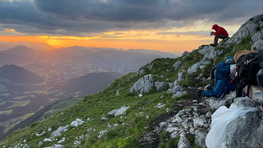 © Peter Plattner Donnerkogel mit Sonnenuntergang. (Peter Plattner)
