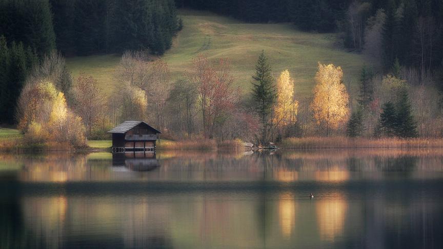 © Othmar Bramberger Stille Herbststimmung am Weißensee (Othmar Bramberger)