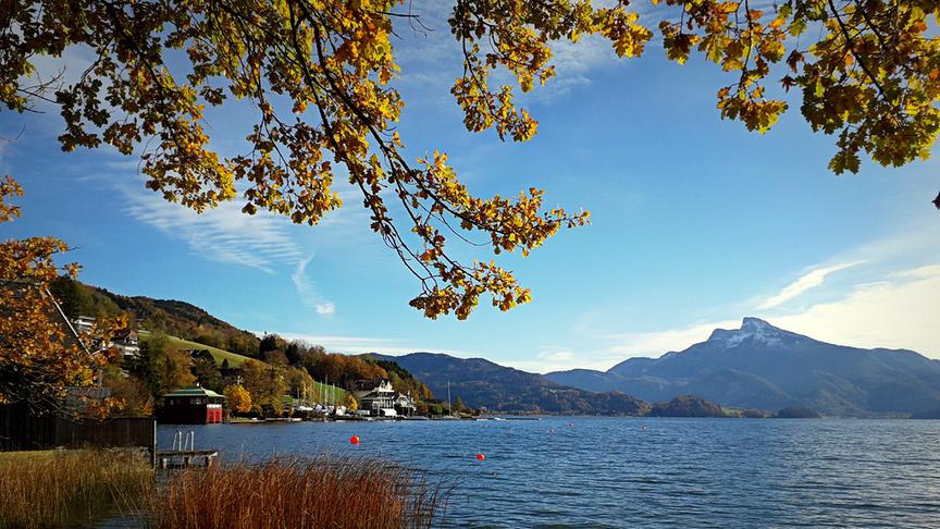 © Christa Katharina Dallinger Mondsee - Noch einmal Sonne tanken (Christa Katharina Dallinger)