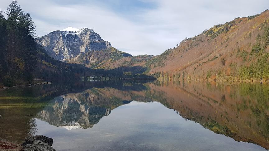 © Peter Wolf Vorderer Langbathsee mit Brunnkogel (Peter Wolf)