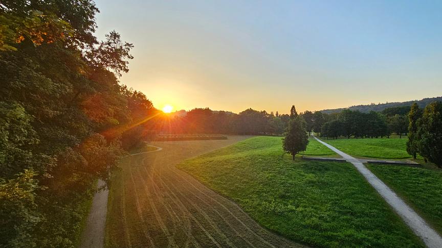 © Werner Neuhold Sonnenuntergang Botanica Garten Bad Schallerbach (Werner Neuhold)